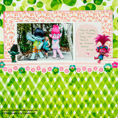 Princess Poppy and Branch Scrapbook Layout