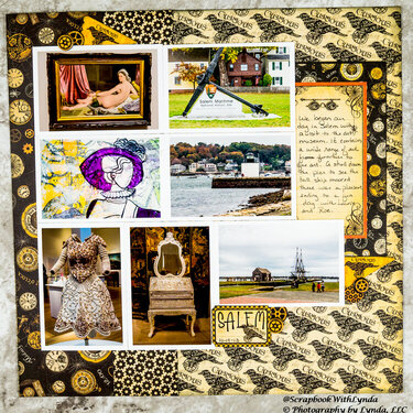 Using Lots of Patterns on a Scrapbook Layout