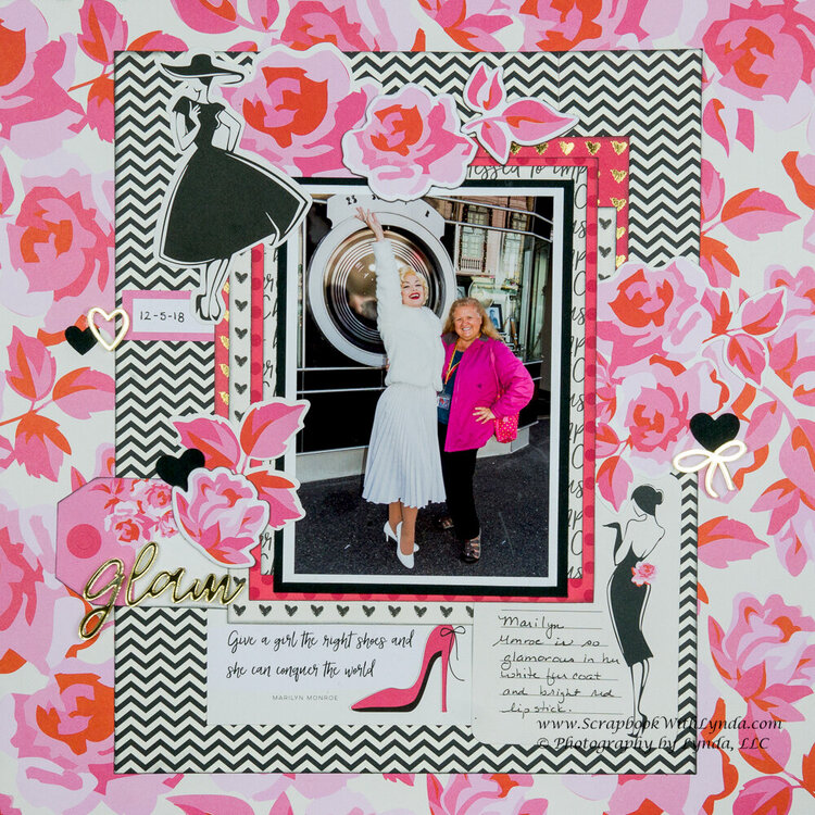 Marilyn Monroe Scrapbook Layout