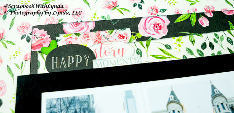 Making Scrapbook Layout Title Stand Out