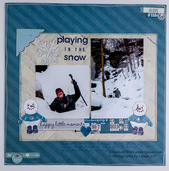 Faux Frame: Playing in the Snow