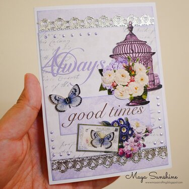 Card &quot;Always Good Times&quot;