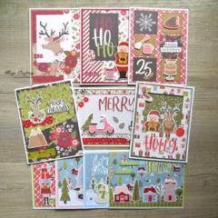 1 Kit 10 Christmas Cards