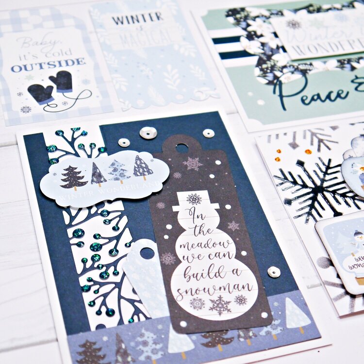 3 Winter Greeting Cards