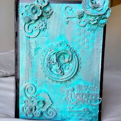 Distressed journal cover