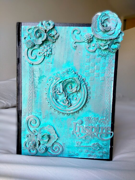 Distressed journal cover
