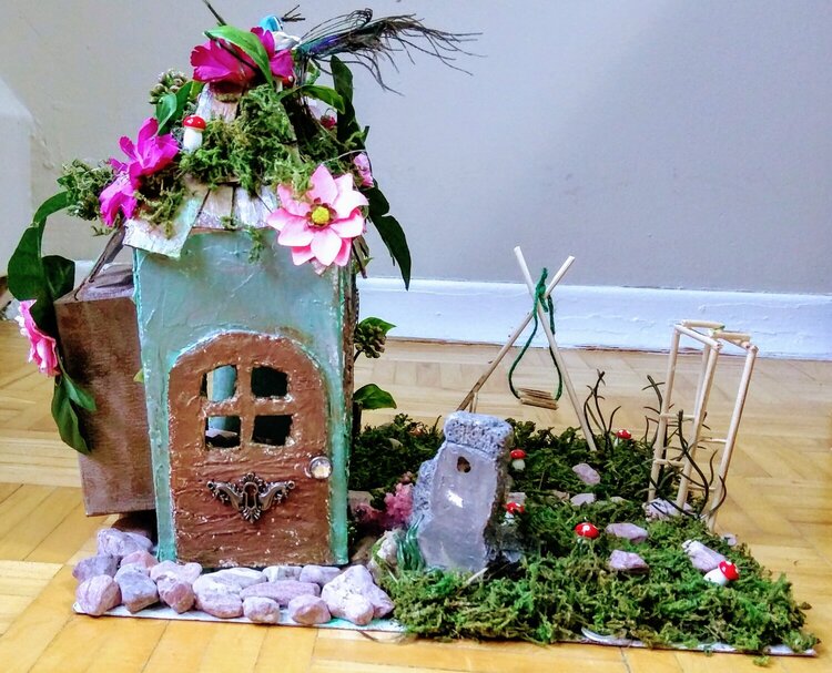 Mixedmedia Fairy House