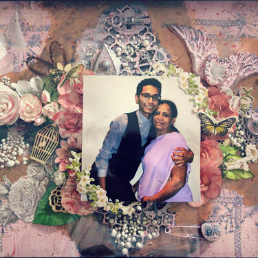 Mother&#039;s Day Mixedmedia Layout 2