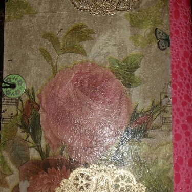 back of Frida Kahlo journal