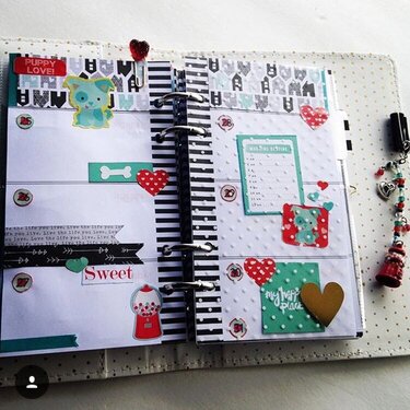 Heidi Swapp Planner Layout