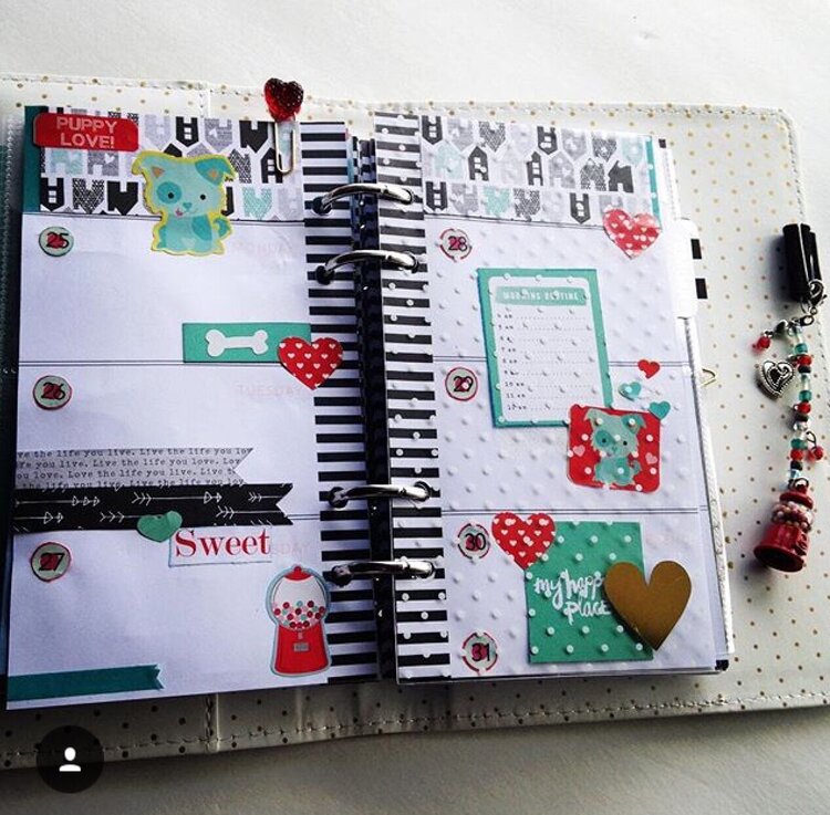 Heidi Swapp Planner Layout