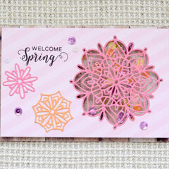 doily shaker card