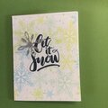 Let it Snow Christmas card
