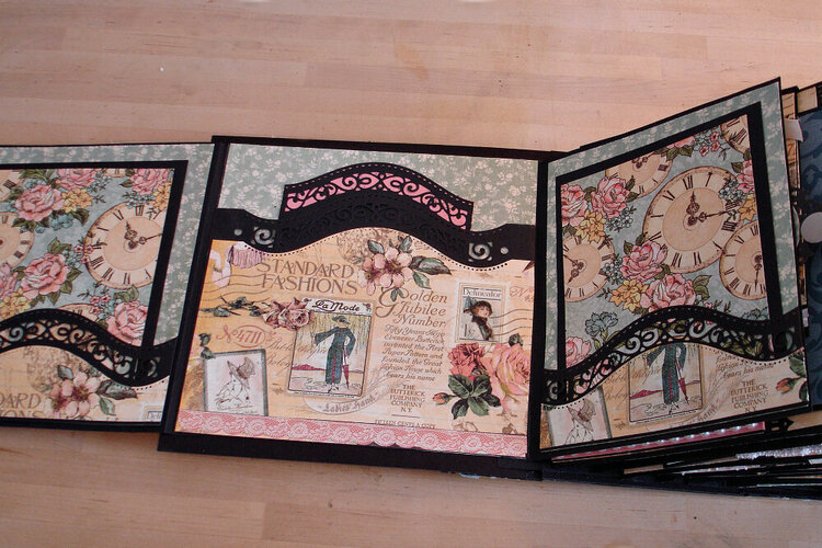 Memory Album with Graphic 45 &quot;Ladies Diary&quot; Collection