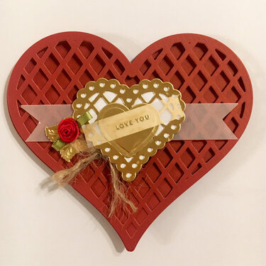 Lattice Heart Valentine