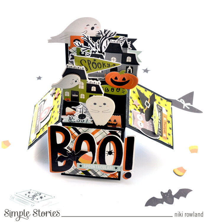 Boo Pop Up Halloween Card