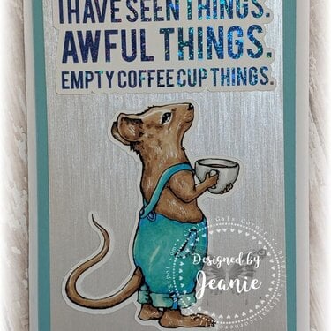 Coffee Mouse card