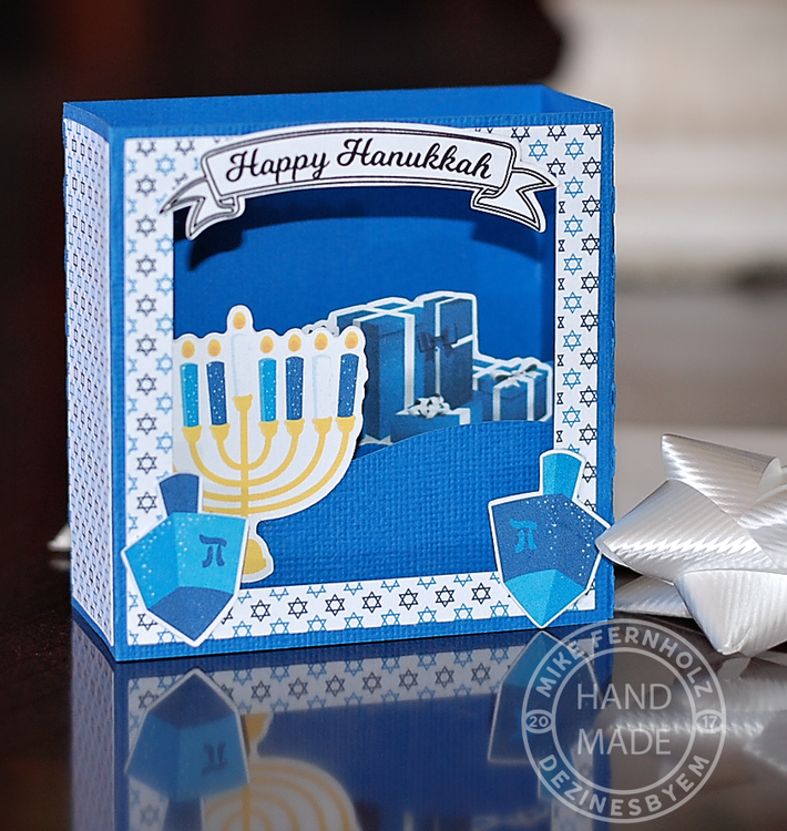 Hanukkah Shadowbox Card