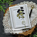 Spellbinders Postage Edge Rectangles and Ginkgo Card