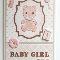 Baby Card with Teddy Bear