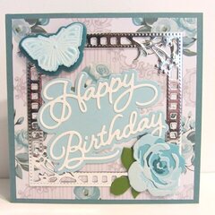 Birthday Square Box Card