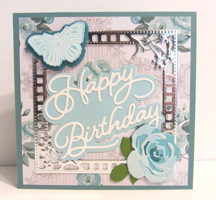 Birthday Square Box Card