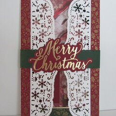 Vintage Santa Gatefold Card