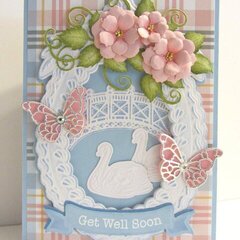 Sugar Egg Get Well Card