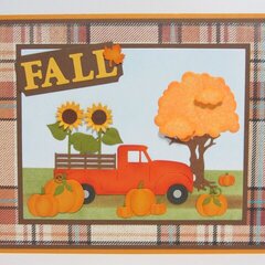 Fall Card with Truck