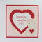 Vintage Pink Heart Valentine Card Inside