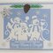 Blue Snowmen Edger Christmas Carad