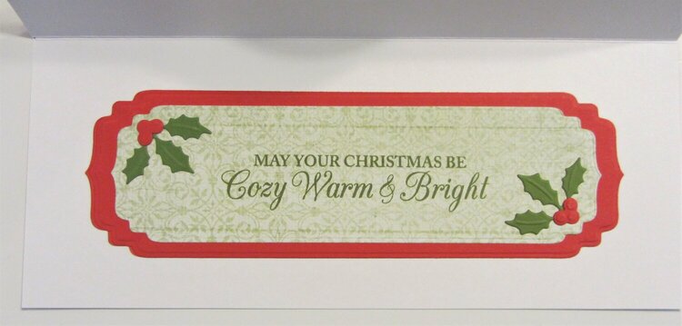 Holly and Berries Slim Card