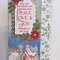 Christmas Slim Card with Snowflake Border