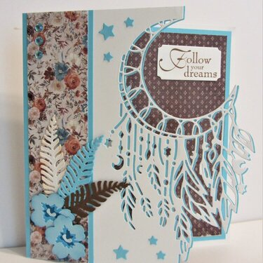 Floral Dreamcatcher Card
