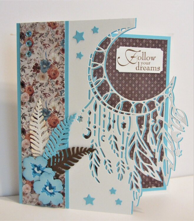 Floral Dreamcatcher Card