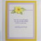 Get Well Card with Yellow Flowers