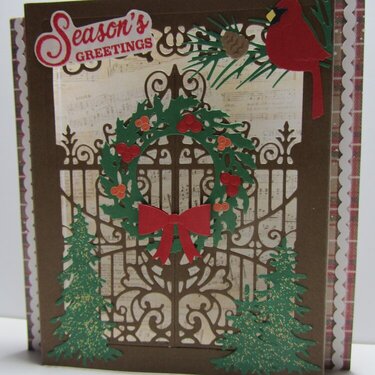 Christmas Shadowbox Gate Card 2