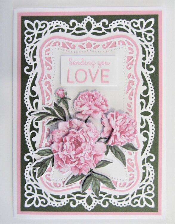 Love Decoupage Card