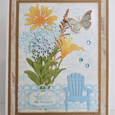 Wildflowers with Chair Card