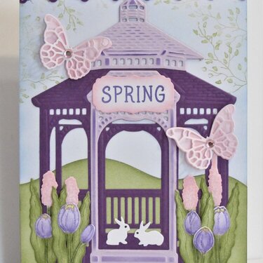 Spring Gazebo Card