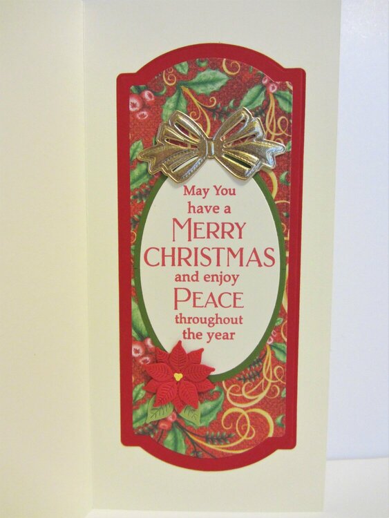 Joy Slim Christmas Card