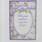 Sympathy Card with Large Purple Rose