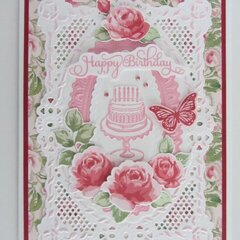 Rose Birthday Card