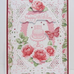 Rose Birthday Card