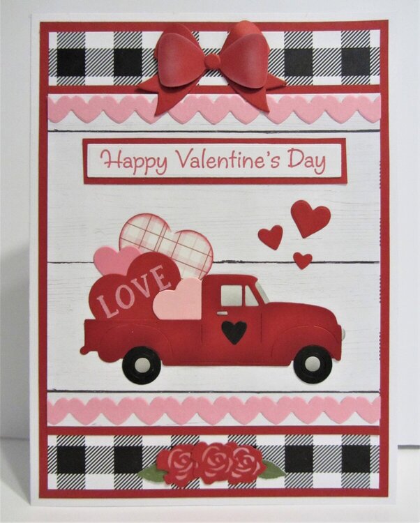 Valentine Card with Truck