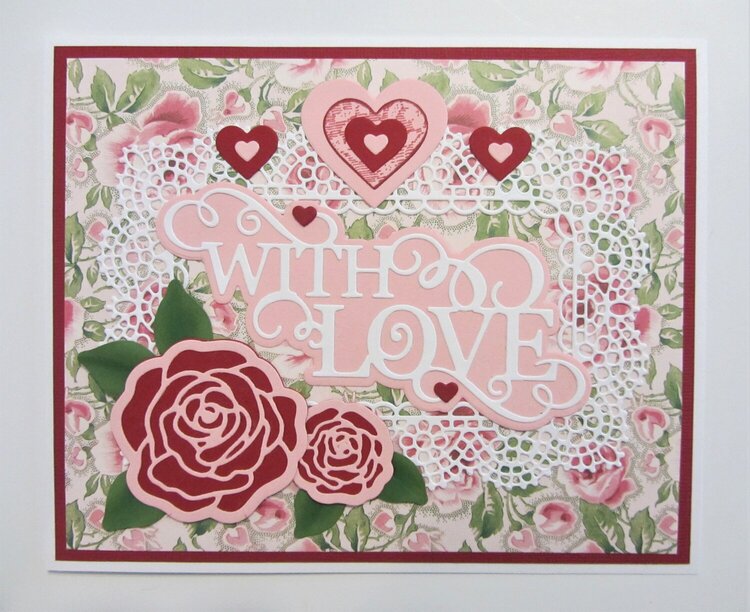 With Love Valentine Card