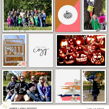 Family Fall Day - Right Side