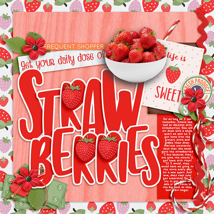 get your daily dose of strawberries