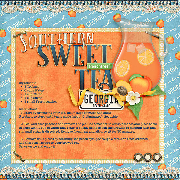 Southern Sweet Peach Tea