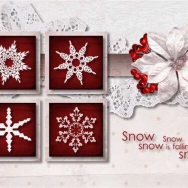 Snow Is Falling card
